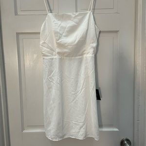 NWT Lulus white mini dress